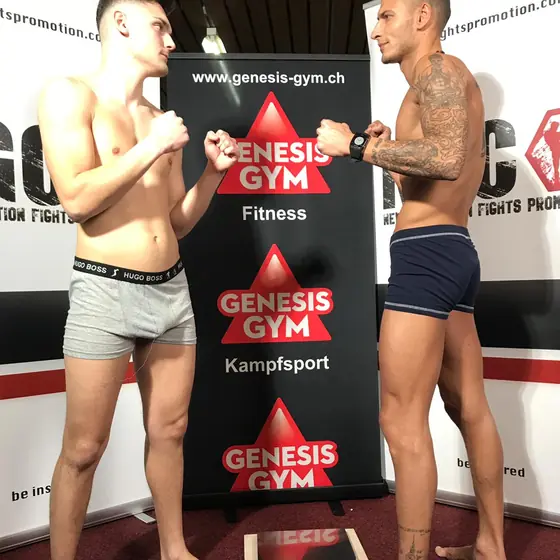 Face-off beim Weigh-in