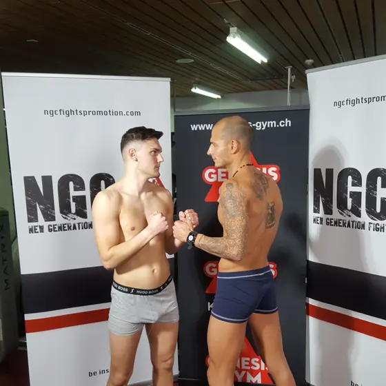 Face-off beim Weigh-in